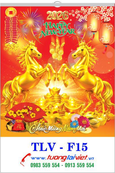 In Lịch 7 tờ Mã Đáo Thành Công