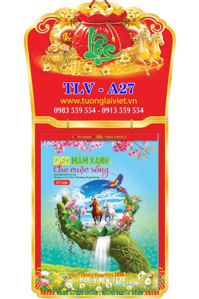 Lịch 52 Tuần Chữ Cẩm Thạch