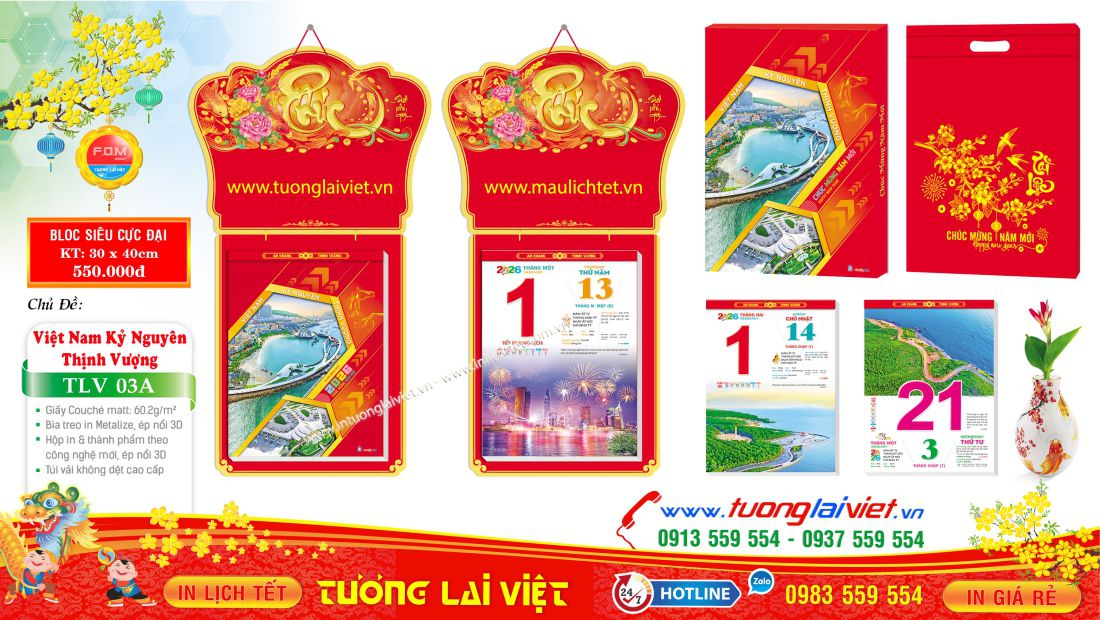 Lịch bloc siêu cực đại Thắng Cảnh Việt Nam