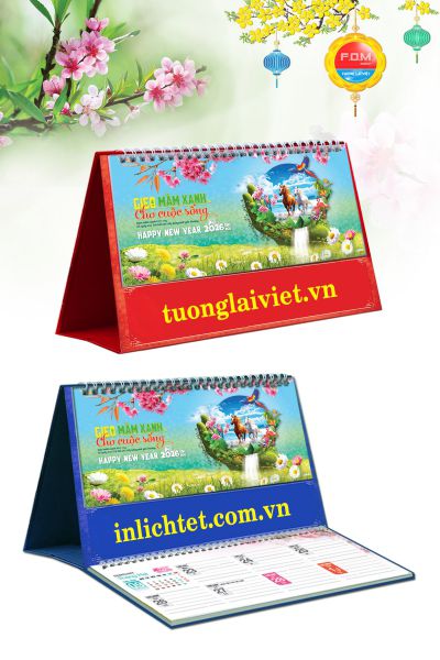 Lịch Để Bàn 15 Tờ Môi Trường Và Cuộc Sống