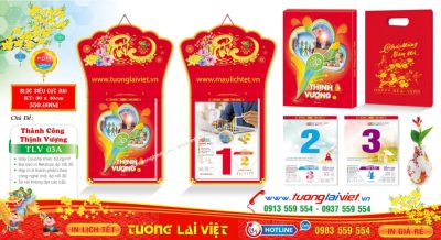 Mẫu Lịch Bloc Tết 2027